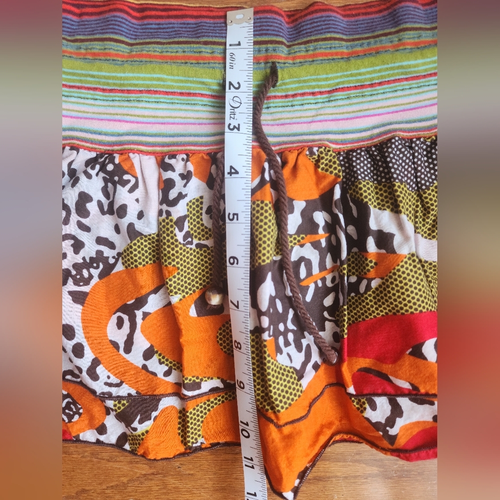 Colorful Patterned Skirt - Picture 3 of 4